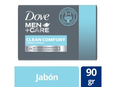 JABON DE TOCADOR DOVE MEN CLEAN CONFORT 90 GR