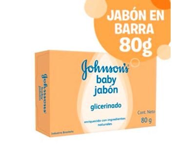 JABON DE TOCADOR JOHNSON'S GLICERINADO 80 GR