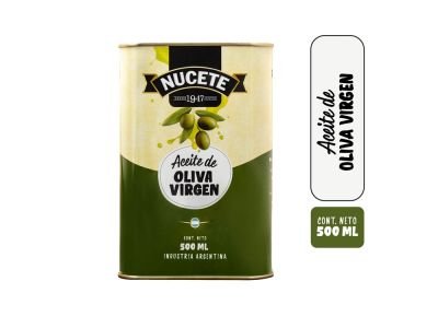 ACEITE NUCETE OLIVA VIRGEN LATA 500 CC