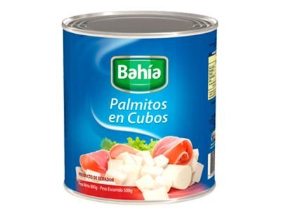PALMITO BAHIA TROZOS EN CUBOS 800 GR