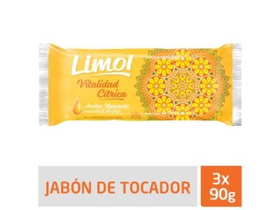 JABON DE TOCADOR LIMOL VITALIDAD CITRICA 3X90 GR