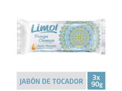 JABON DE TOCADOR LIMOL PUREZA 3X90 GR