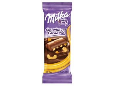 CHOCOLATE MILKA CASTAÑAS CARAMELO 70 gr