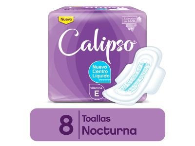 TOALLITAS FEMENINAS CALIPSO NOCTURNA 8 UN