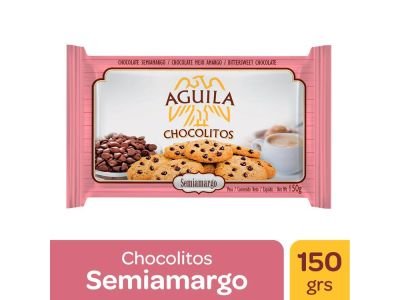 CHOCOLATE AGUILA CHOCOLITOS SEMI AMARGO 150 GR