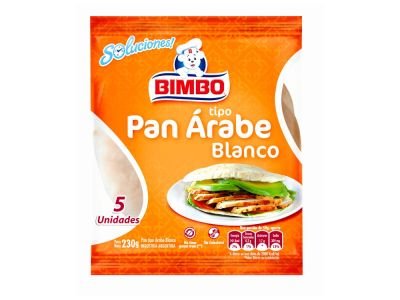 PAN BIMBO ARABE BLANCO 230 GR