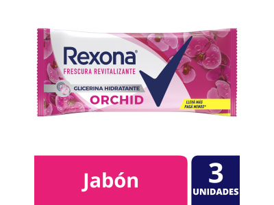 JABON DE TOCADOR REXONA ORCHID FRESH 3X125 GR