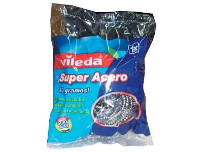 ESPONJA DE FIBRA VILEDA SUPER ACERO 40 GR
