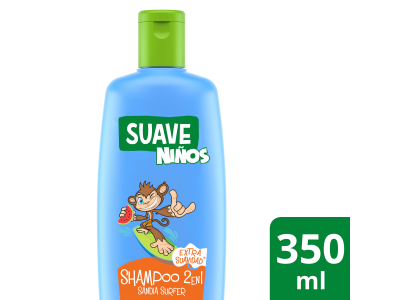 SHAMPOO SUAVE KIDS 2EN1 SANDIA SURFER 350 ML