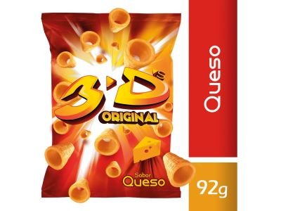 SNACK 3D QUESO 85 GR