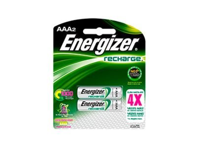 PILAS ENERGIZER AAA RECHARGE NH12 2 UN