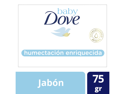 JABON DE TOCADOR DOVE BABY HUMECTACION ENRIQUECIDA 75 GR
