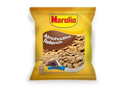CEREAL MAROLIO ALMOHADITAS CHOCOLATE 180 gr