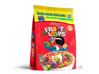 CEREAL KELLOGGS FROOT LOOPS POUCH 300 gr