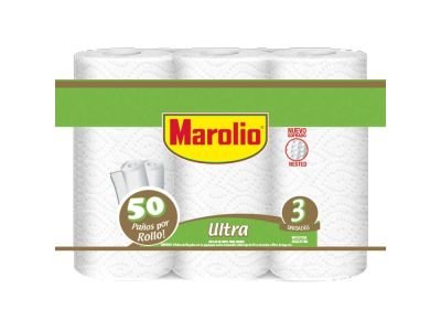 ROLLO DE COCINA MAROLIO ULTRA 3X50 UN