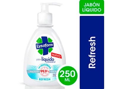 JABON LIQUIDO LYSOFORM REFRESH 250 CC