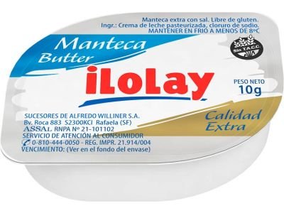 MANTECA ILOLAY 144 UND X 10 GR