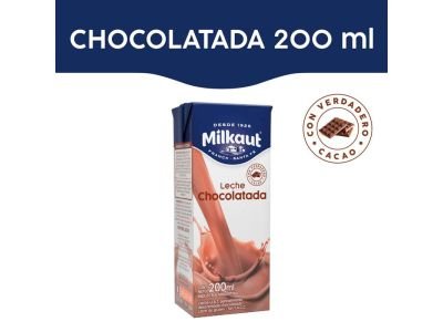 LECHE MILKAUT CHOCOLATADA 200 cc