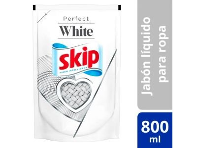 JABON LIQUIDO SKIP WHITE DOYPACK 800 ml