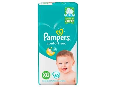 PAÑAL PAMPERS DRY MES XXG 54 UN