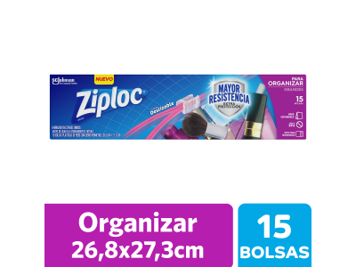 BOLSAS ZIPLOC PARA ORGANIZAR GRANDES 15 un