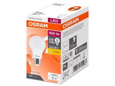 LAMPARA OSRAM LED CALIDA 9 WT