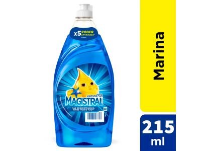 DETERGENTE MAGISTRAL MARINA AZUL 215 ml