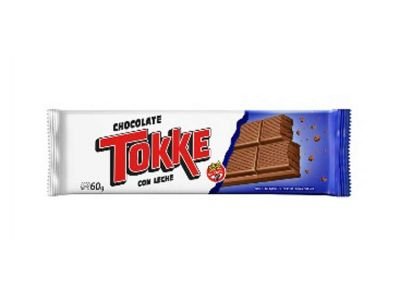CHOCOLATE TOKKE CON LECHE 60 gr
