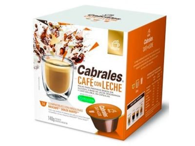 CAFE CABRALES CAPSULAS CAFE CON LECHE 12X10
