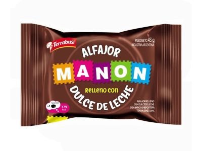 ALFAJOR MANON DULCE DE LECHE 43 gr