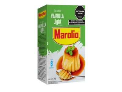 FLAN MAROLIO VAINILLA LIGHT 16 gr