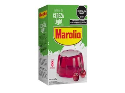 GELATINA MAROLIO FRUTILLA LIGHT 25 gr