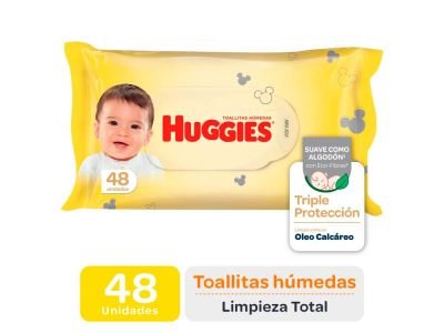 TOALLITAS HUMEDAS HUGGIES TRIPLE OLEO 48 un