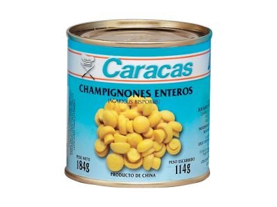 CHAMPIGNONES CARACAS ENTEROS 184 GR