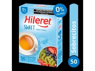 EDULCORANTE HILERET SWEET 50 SOBRES