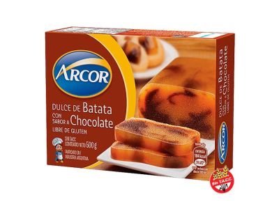 DULCE ARCOR BATATA CON CHOCOLATE 500 GR