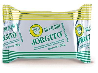ALFAJOR JORGITO BLANCO 50 GR