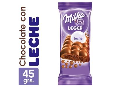 CHOCOLATE MILKA LEGER LECHE 50 gr