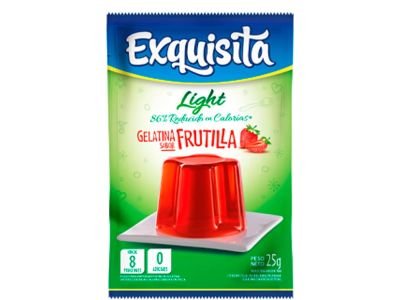 GELATINA EXQUISITA FRUTILLA LIGHT 25 GR