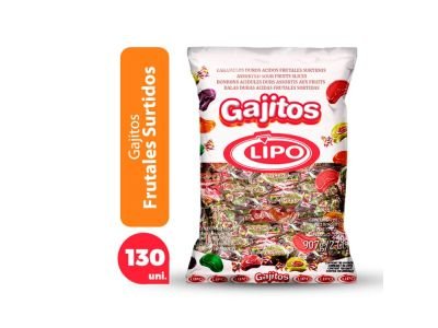 CARAMELOS LIPO GAJITOS ACIDOS 907 GR