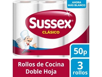 ROLLO DE COCINA SUSSEX CLASICO 3X50 UN