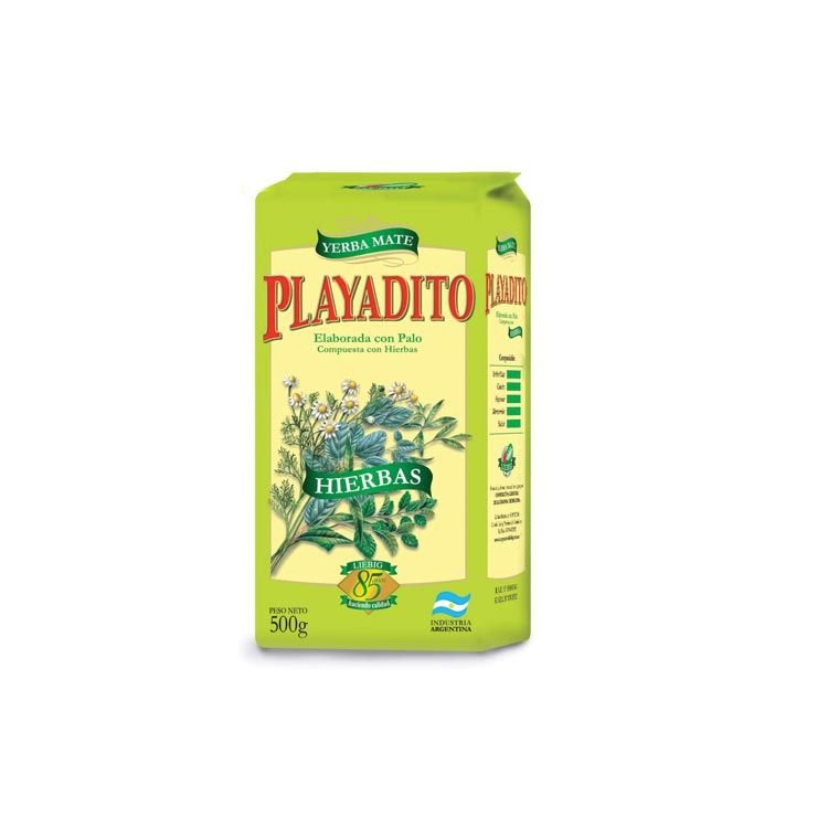 Yerba Playadito hierbas 500 gr