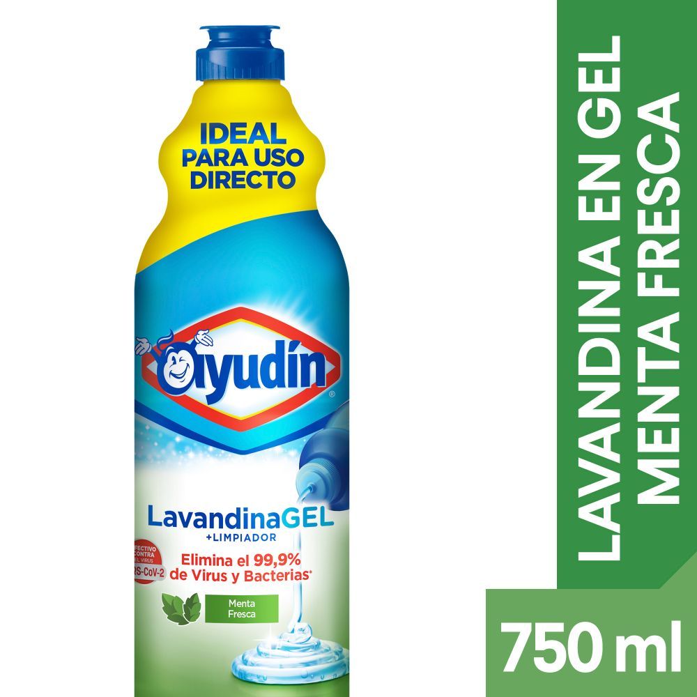 LAVANDINA AYUDIN GEL MENTA 700 ML
