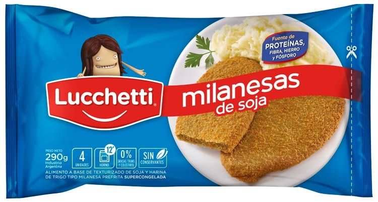 Milanesa Lucchetti Soja 290 gr