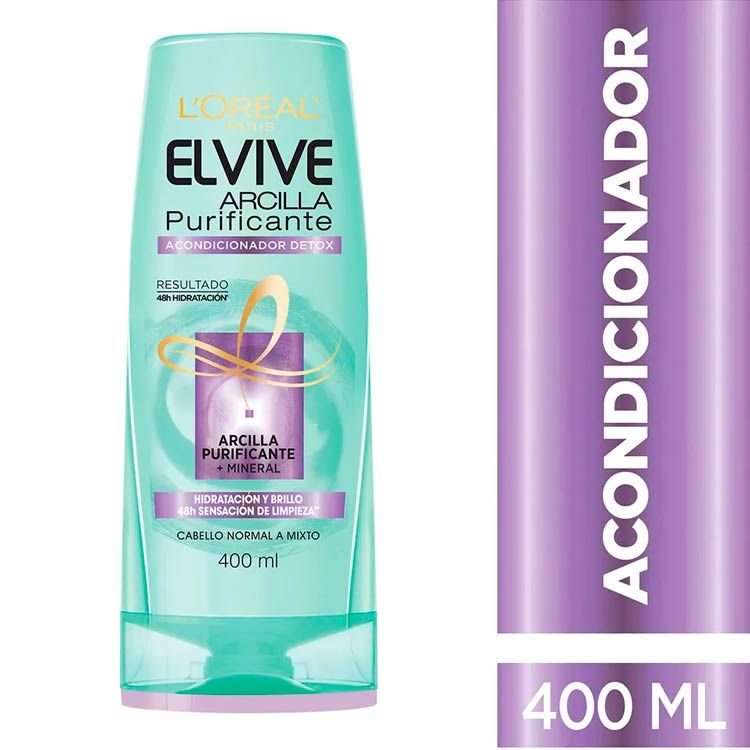 ACONDICIONADOR ELVIVE ARCILLA 400 ML
