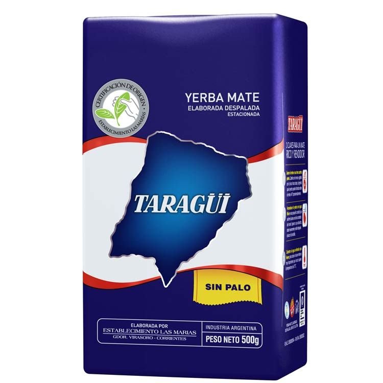 YERBA TARAGUI DESPALADA 500 GR