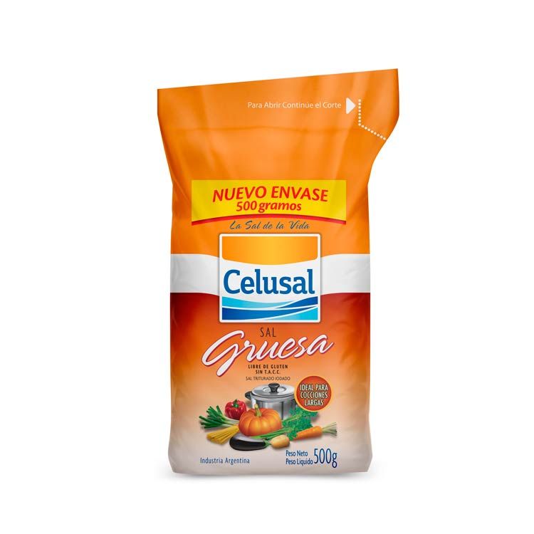 SAL CELUSAL GRUESA PAQUETE 500 gr