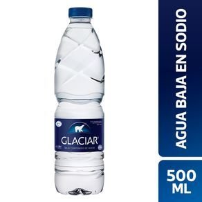 AGUA GLACIAR SIN GAS 500 cc