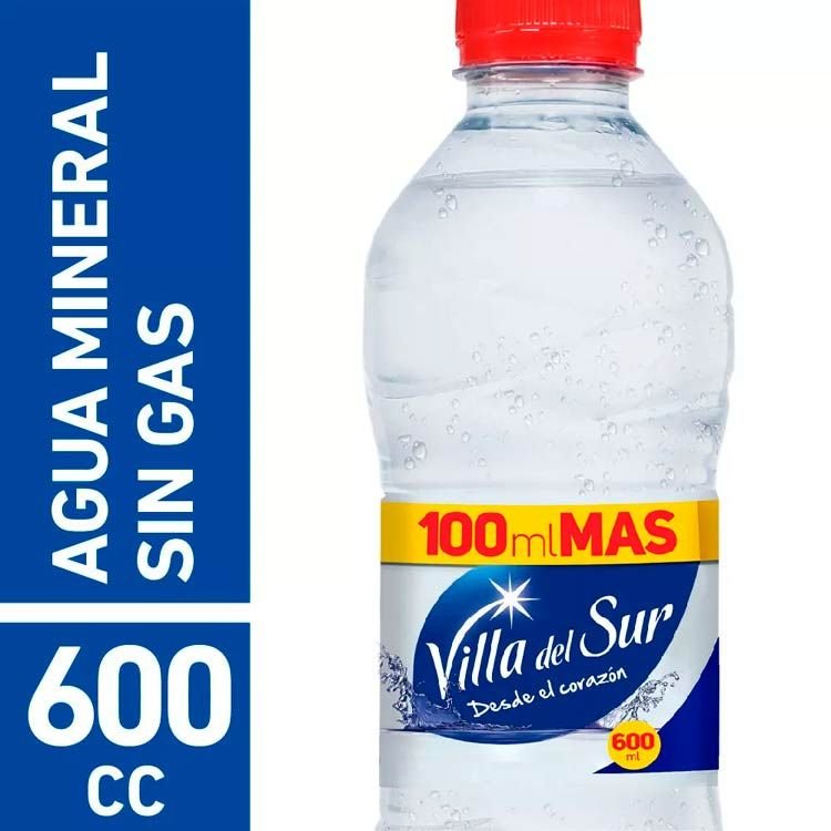 AGUA VILLA DEL SUR 600 CC
