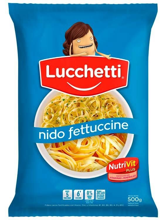 Fideo Lucchetti Nidos Fettu 500 gr